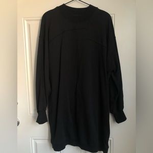 Lululemon Black Sweatshirt Dress
